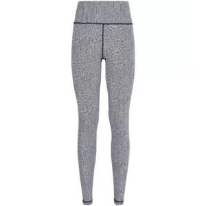 NWOT Sweaty Betty Flatter Me Black/White Jacquard Work-out Leggings Medium